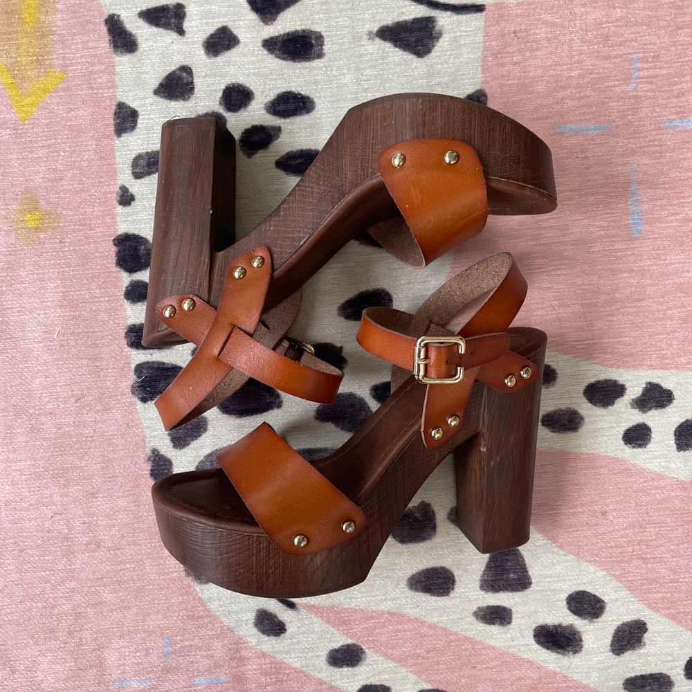 70’s style platform heels